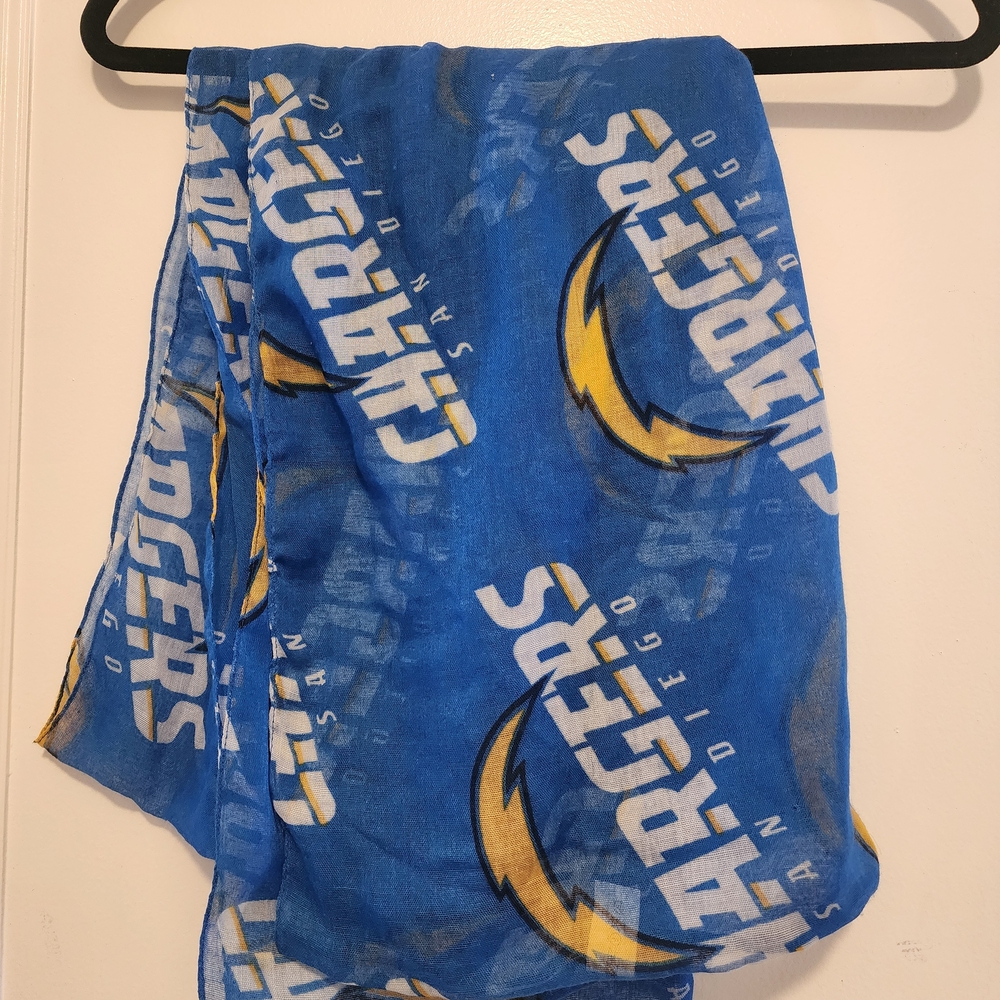 Blue San Diego Chargers Sheer Scarf